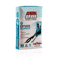 ESTUCO BLANCO MEZCLA BRAVA 40 KG 